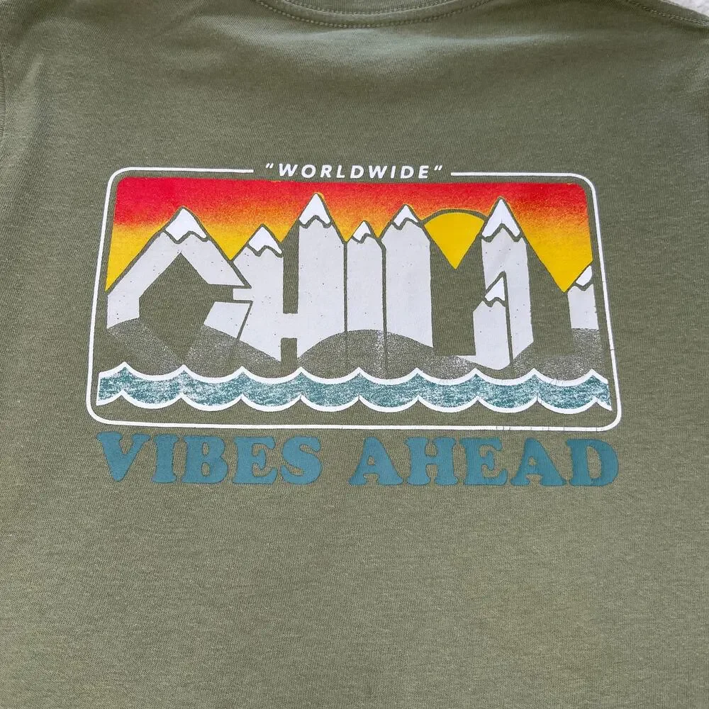 Old Navy Green Chill Tee Large
